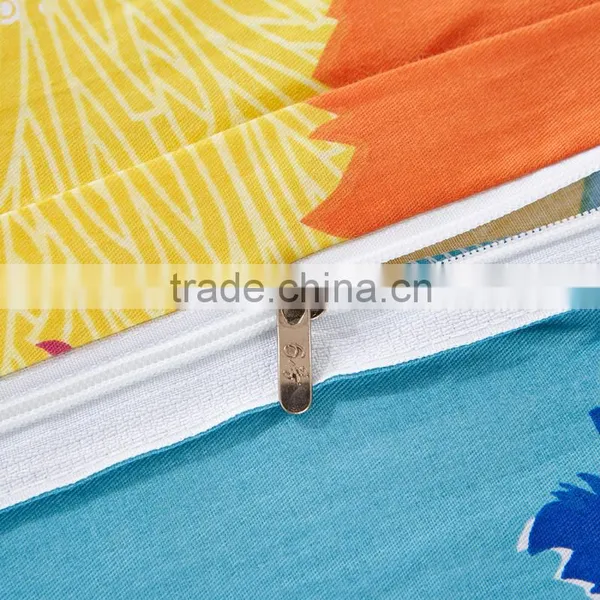Hot Sale Wholesale Twill Design 100% Cotton Colorful Cartoon Comfortable Soft Luxury Gorgeous Bedding Set Duvet Cover photo-2