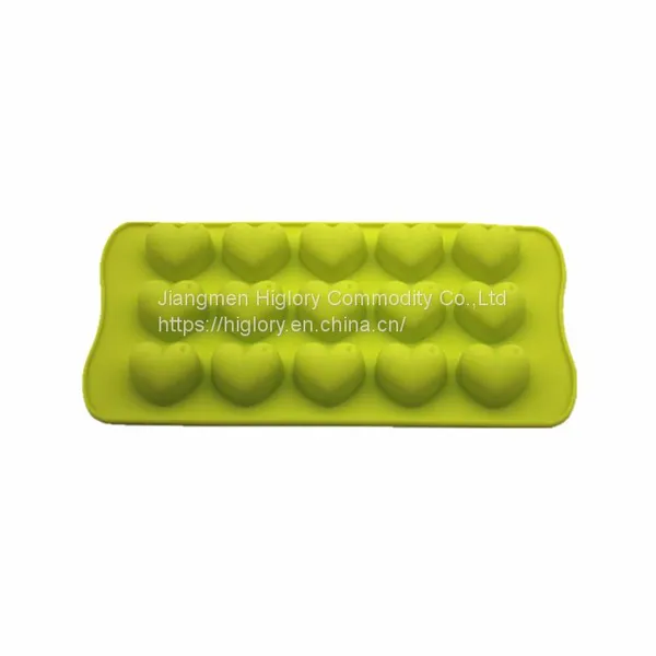 3D DIY Kitchen Accessories Fondant Candy Cake Chocolate Silicone Baking Mold 10 Cavity Love Heart Shaped Breakable Silicone Mold photo-4
