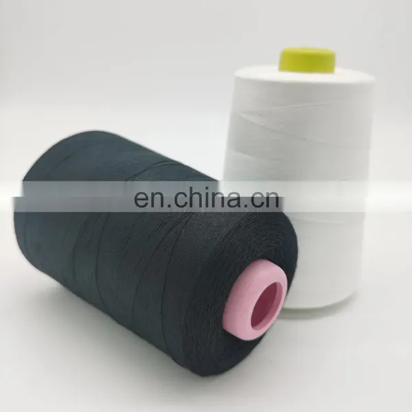 Sewing Thread Abrasion Resistance Excellent Long Staple 100% Cotton Sewing Thread Cone 100% Polyester 100 Pieces Dyed,dyed 20S/3 photo-2