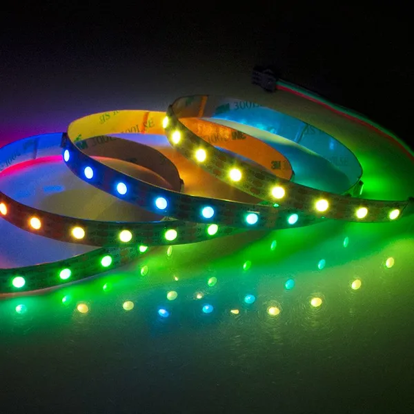 60 Leds/M LC8812 RGB 5050 Led Strip Changeable Multicolor 10 mm PCB Decorating Lighting Smart Led Strip photo-2