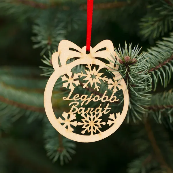 Beautiful Custom Christmas Hanging Metal Stainless Steel Ornament photo-3