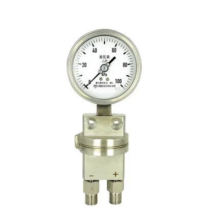 Single Diaphragm Differential Pressure Gauge With Balance Valve photo-5
