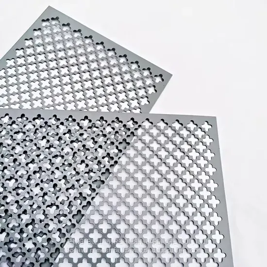 Decorative Mild Steel Metal Perforated Mesh Sheet With Various Hole Boli Mesh