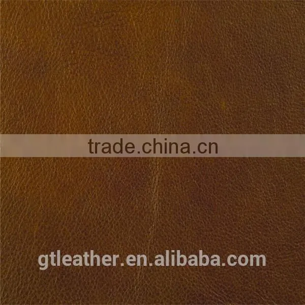 Wax Polished Leather for Hand Bag photo-2