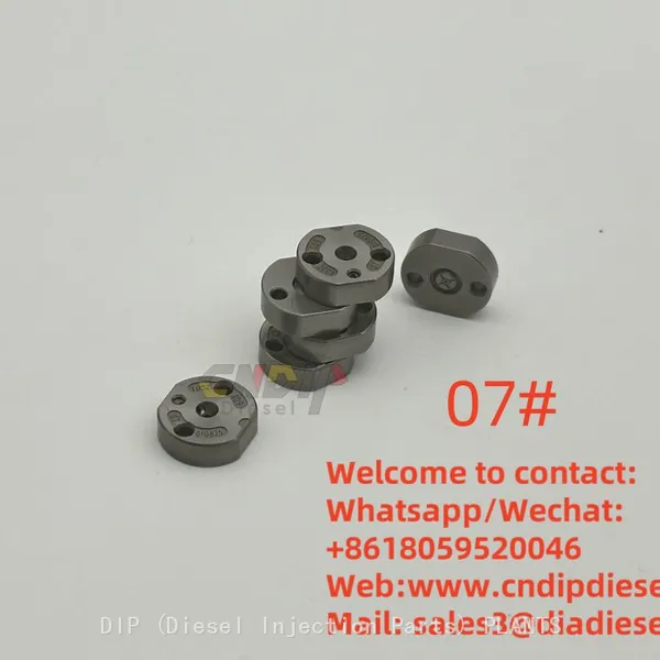 Diesel Fuel Valve Plate Common Rail Control Valve Plate 07# for Denso