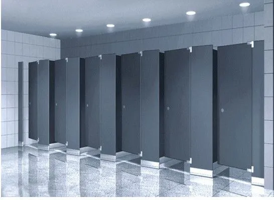 12mm HPL Board Toilet Cubicle Compact Laminate Toilet Cubicles System photo-5
