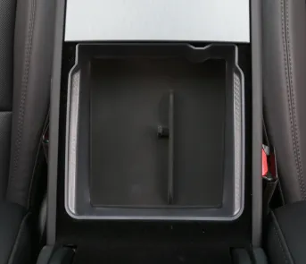 Transparent Armrest Organizer With Silicone Mat for 2024-2025 Tesla Model 3 Highland & Y Juniper - Part No. CW25024920