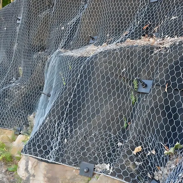 Reinforced Hexagonal Wire Mesh for Rockfall and Slope Protection Systems photo-5