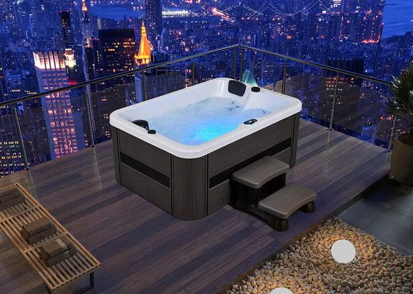 Luxury 4 Person Acrylic Jetted Outdoor Hot Tub Spa photo-1