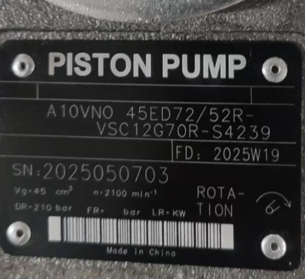 High Quality A10VSO28DFLR/31R-PSC62K01 Piston Hydraulic Pump A10VSO28 Piston Pump A10VSO28DFR31R-PPA12N00 photo-5
