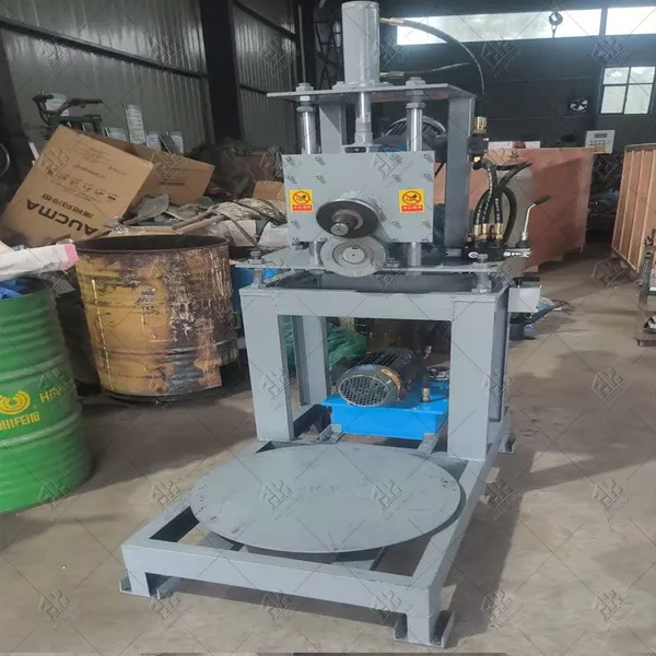 Vertical Oil Drum Iron Barrel Cutting Equipment Chemical Barrel Recycling Machinery photo-4
