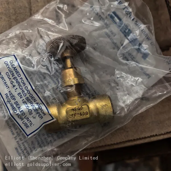 REGO CFF250G Brass Cryogenic Needle Valves of Pressure or in Bulk Vessel Gauging Lines 1/4IN Gas Gauge Isolation Valve photo-2