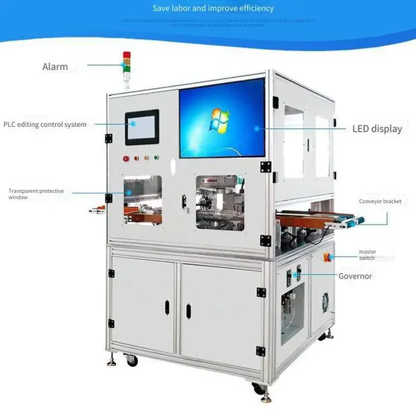 Automatic Cylindrical Battery Loading Machine for 18650/21700 Batteries Into Holders, Manufacturer of Automatic Battery Loading Equipment photo-4