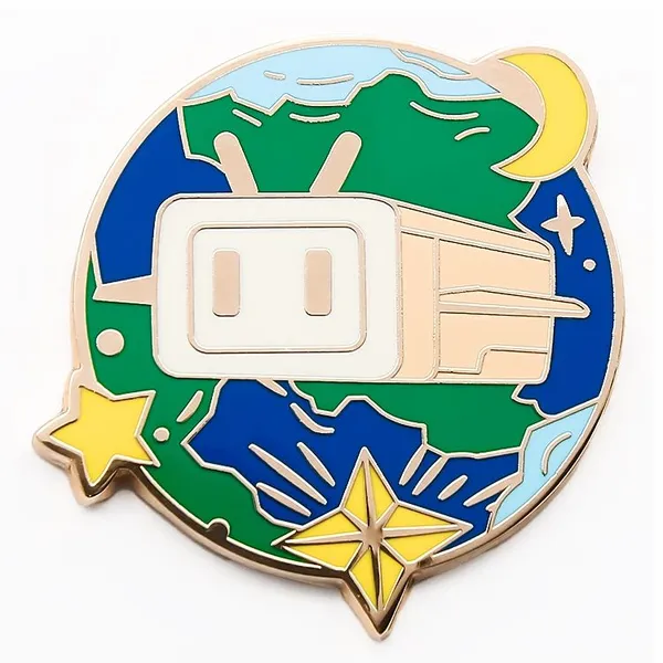 Custom Dunhuang Cultural Badge, Chinese Style Flying Apsaras Lapel Pin, Customized With Your Design photo-5