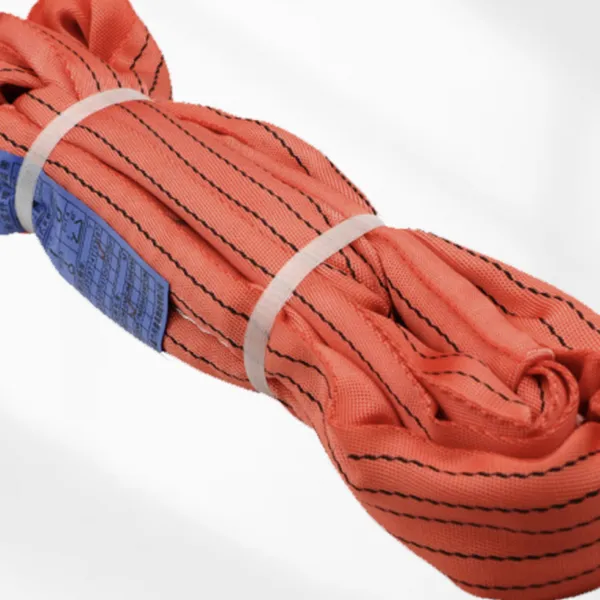 Polyester Synthetic Round Lifting Sling With 5:1 Safety Factor, 10,000 Lbs WLL, EN 1492-2 Compliant