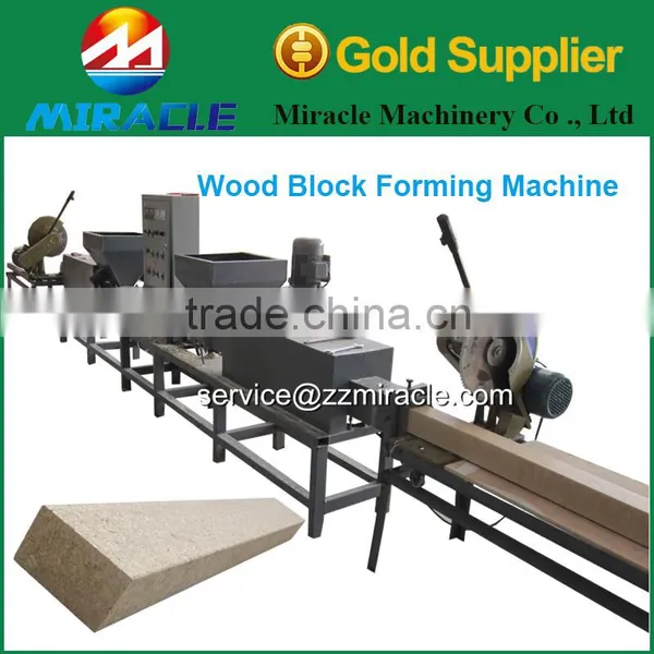 To Produce Solid Wooden Block From Wood Pallet Block Machine