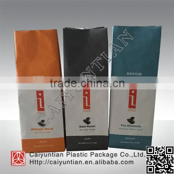 High Quality Aluminium Foil Coffee Packing Bag With Valve photo-2