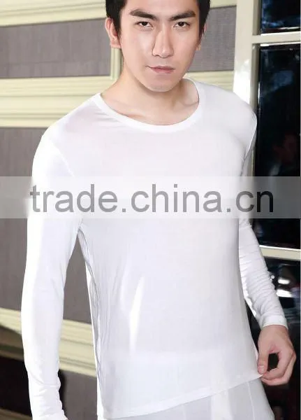 100% Modal Man White Skintight Underwear Suit
