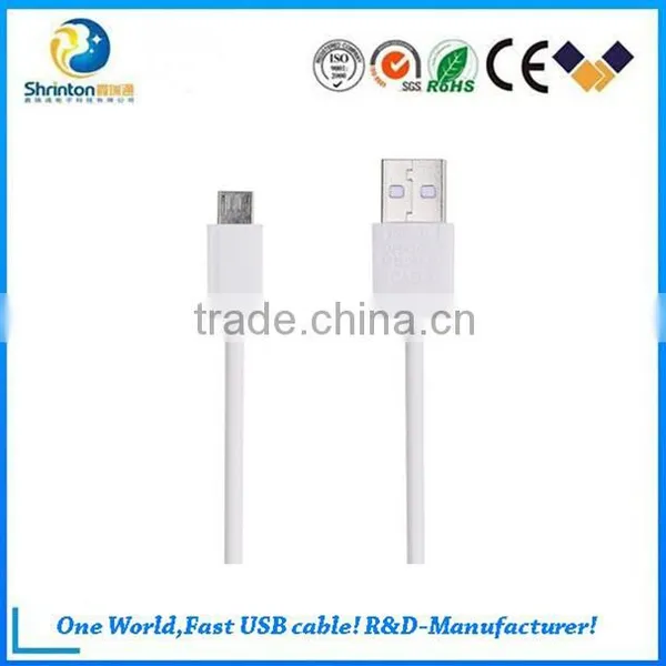 Factory Price of 1M Copper Core Two Sided Usb Cable Data and Charge for Samsung and Other Digital Devices With Micro Usb photo-3