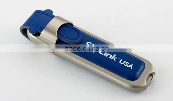 Embossing Logo on Leather Memory Stick Usb photo-2