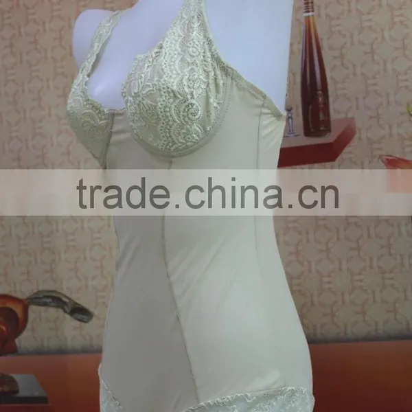 High Quanlity Body Shapewear ,Hot Sell Sexy Lady's Fashion Seamless Lace Body Shapewear photo-3