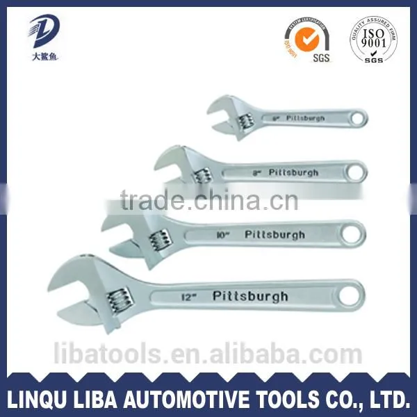 China Supplier High Qualtiy CrV Labor Saving Tool Adjustable Wrench Monkey Spanner For Undoing Screws photo-4