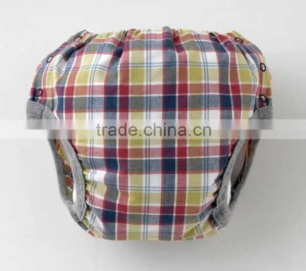 Made in Japan Products High Quality Cool Check Pattern Printed Cloth Diaper Baby Nappies Wholesale for Hot Selling Item photo-6