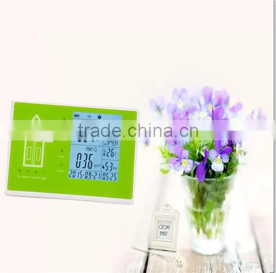 LCD Display Pm2.5 Air Quality Monitor PM 10 With Temperature Humidity Meter photo-3