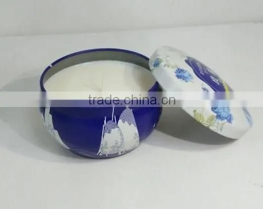 Round Aromatherapy Candles in Tin Wholesale/ Tin Candle/ Glass Candle With Custom Printing Logo Quality Choice photo-5