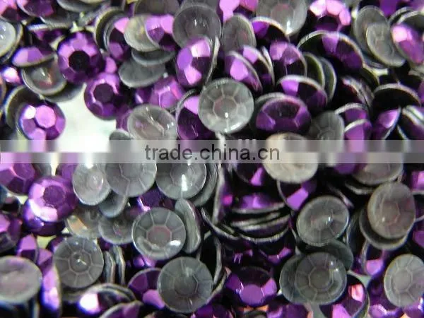 Best Quality Hotfix Rhinestuds, Hot-fix Octagon, Iron on Octagon Rhinestud in Colors for Garment photo-3