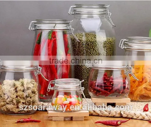 Wholesale Kitchen Glass Jars With Clip Lid photo-5