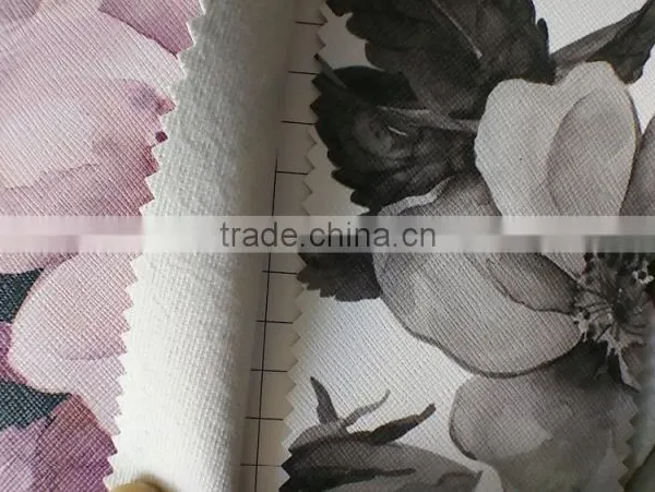 Factory Stock pu Synthetic Leather Bark Grain Printed Pattern Washed pu Leather for Wholesale photo-3