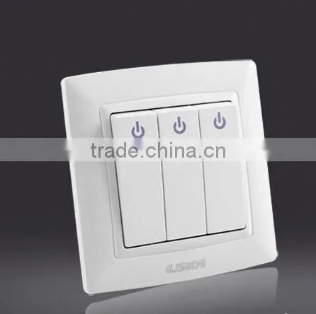 2015Nice Design 3 Gang 1 Way Electric Wall Switch/LED Electric Switch photo-2