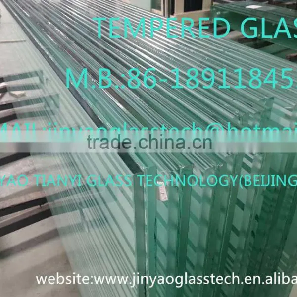 2015 BEIJING CHINA Factory Price New Style Tempered High Quality Building Factory Price Tempered Glass for Sunroom photo-2