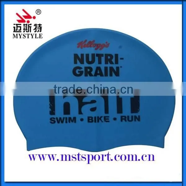 Cheap Waterproof Silicone Custom Swim Caps photo-2