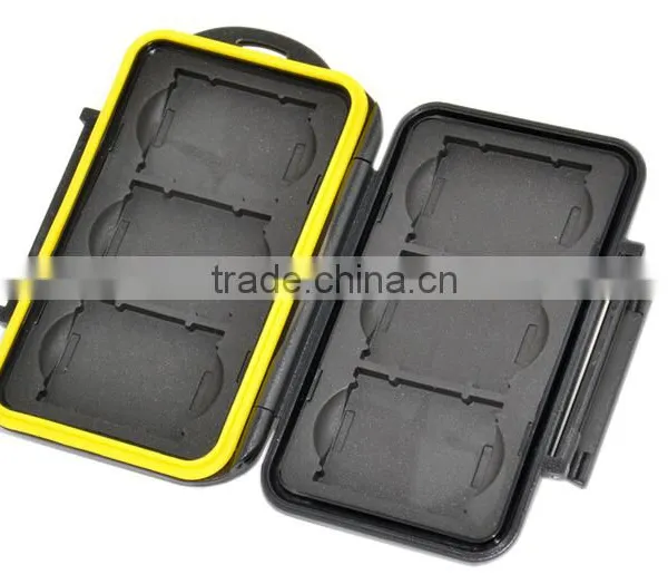 CF Card Case JJC MC-XQD6 SD Memory Card Case fits for 6 XQD cards