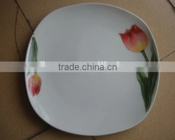 Ceramic Porcelain Moonlight Plate / Ceramic Porcelain Fruit Plate photo-2