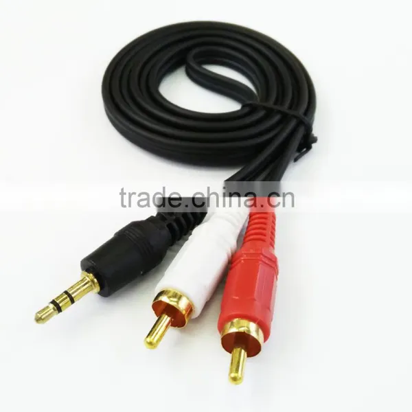 High Quality 1 to 2RCA Spliter Cable for Mobilephone/soundbox/computer/game Player /TV/DVD Player photo-4