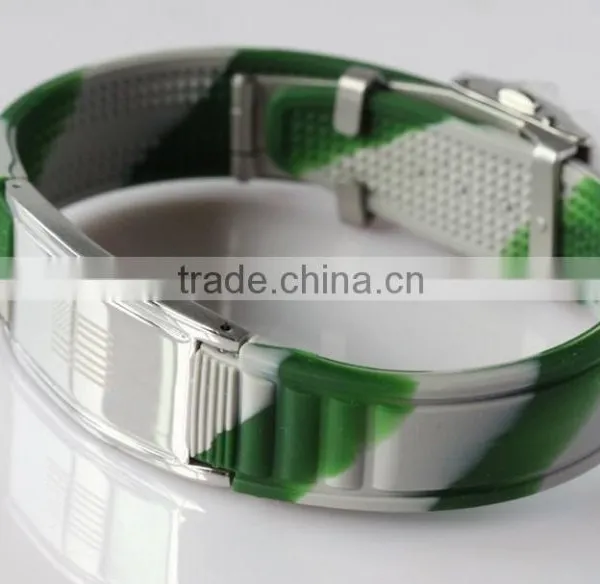 Hot New Product 2016 Titanium Germanium Negative Ion Bracelet With Stainless Steel Clasp photo-4