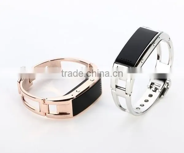 Titanium Alloy Bluetooth Smart Bracelet With OLED Screen photo-5