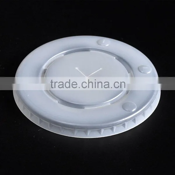 Plastic Cold Coffee Cup Lid With Straws Hole photo-2