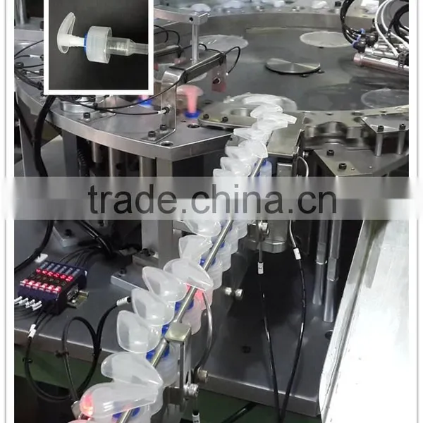 Cosmetic Dispensing Part Assembly and Testing Machine