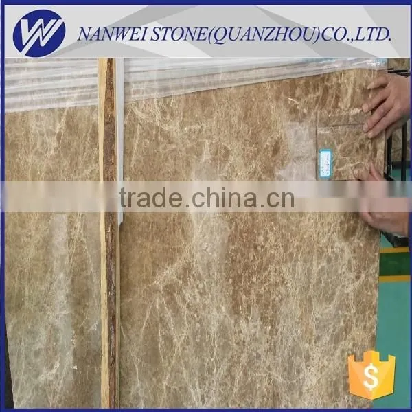 Light Emperador Marble Slab for Private Villa or Museum Design photo-3