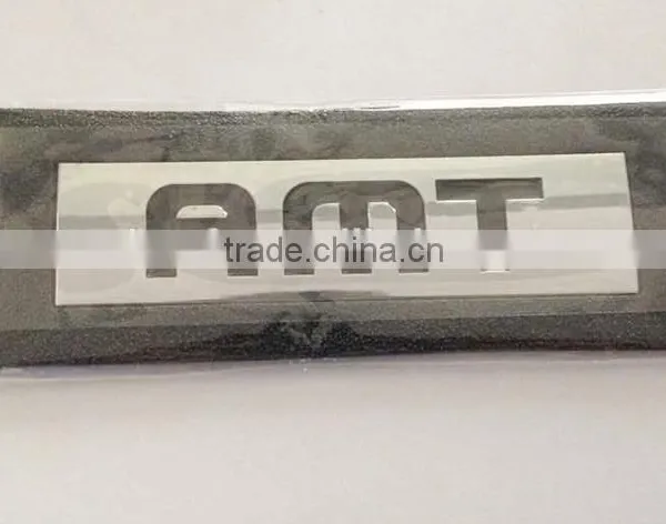 High Quality Outdoor 3d Plastic AMT Chrome Logo Emblem Car Emblem photo-2