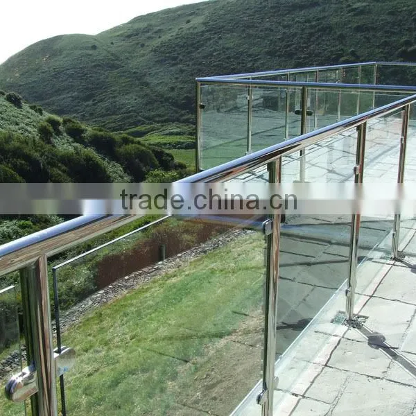 Stainless Steel Handrail Balustrade Post Glass Deck Railing Systems photo-2