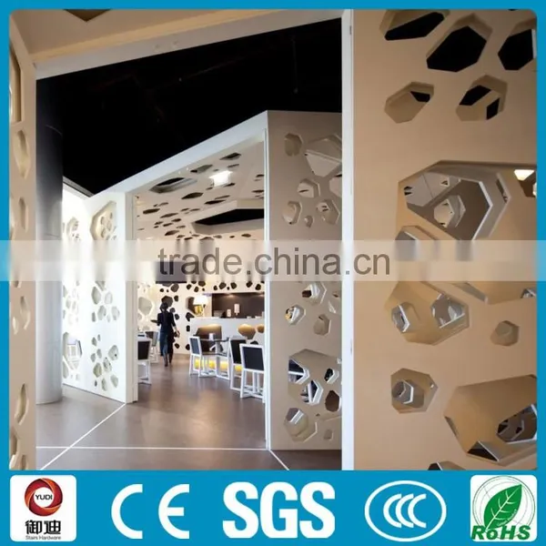 Laser Cut Decorative Hotel Metal Living Room Partition Screen photo-6