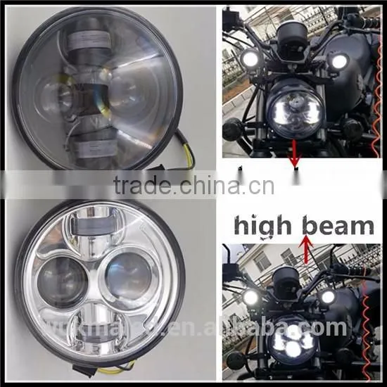 5-3/4 Harley Headlights High Low Beams Led Headlight for Harley Motorcycle