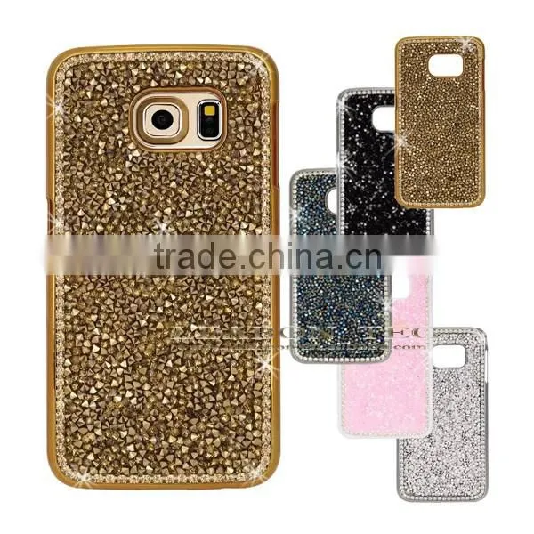 Cell Phone Case Rhinestone Hard Shell Case for Samsung Galaxy S6 G920 photo-5