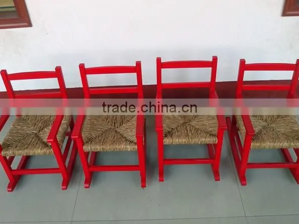 Chinese Style Red Outdoor Rocking Chair photo-2
