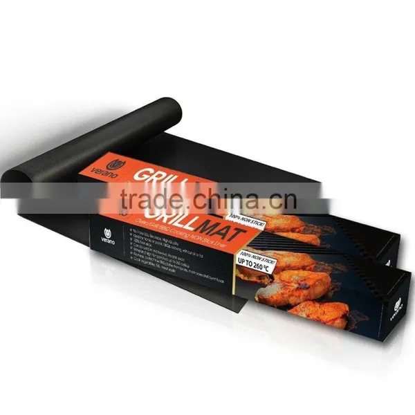 PTFE Non-stick Miracle BBQ Grill Mat , Cooking Mat BBQ Cover photo-4